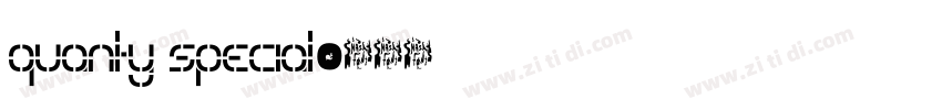 Quanty Special字体转换